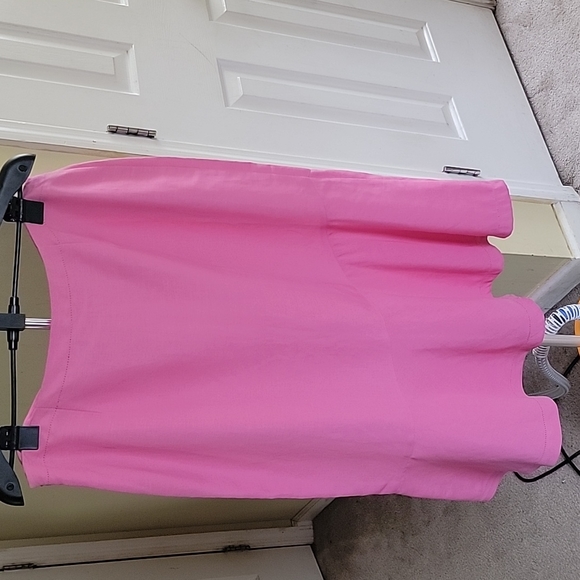 Emma James Dresses & Skirts - Plus-Size Emma James Linen Skirt, Color Pink, Size 18